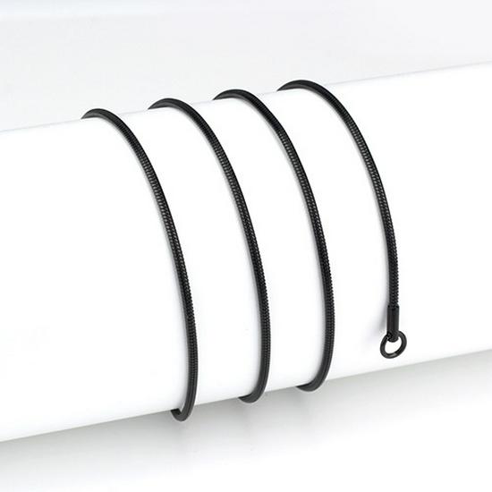 Корейская мода титановая сталь парное ожерелье из змеиной кости - модный индивидуальный аксессуар