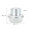 uxcell Drain Screw, Drain Plug Nut Screw, Drain Bolt with