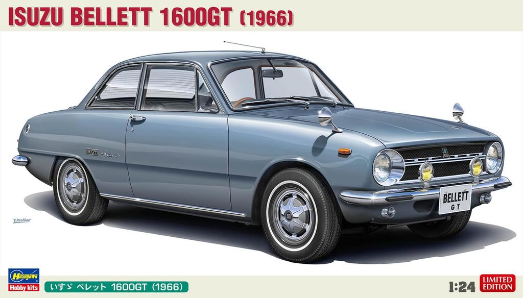Hasegawa Isuzu Bellett 1600GT 1966 Plastic Model Kit 20701 1/24