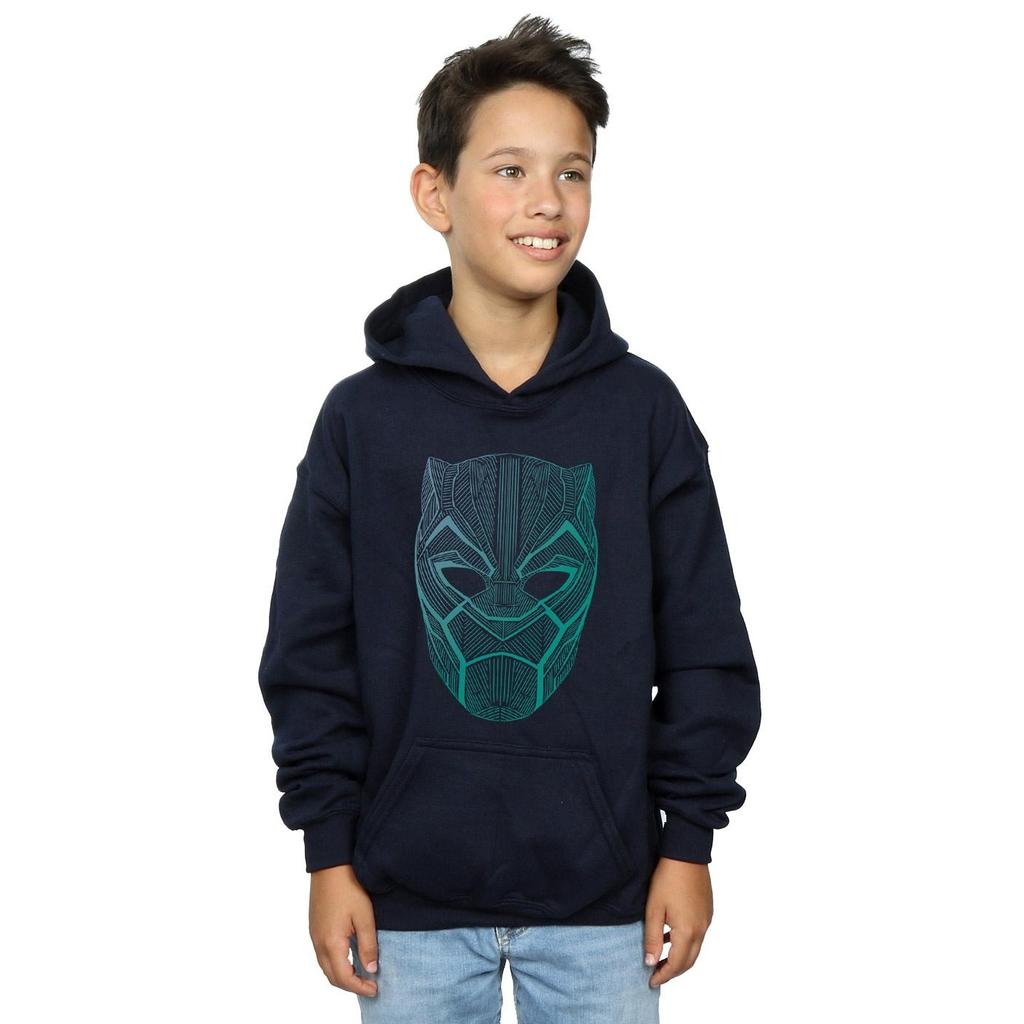 Marvel Boys Black Panther Tribal Mask Hoodie