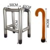 2Pcs Novelty Costume Party Cosplay Supplies Walking Stick Inflatable Toys Zimmer Frame Blow Up Prop