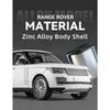 1/18 Land Rover Range SUV спортивная игрушечная машинка для детей литая модель миниатюрная звук свет двери открываются коллекция подарок для детей