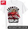 Crawfish Season Bruh Funny Crawfish Hat Boy Crawfish Preppy Graphic T Shirts Unisexs Clothing Cotton Women Funny Summer Tshrits