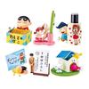 Decorative Crayon Shinchan Desk Organizer Pvc Stationery Blind Box Model