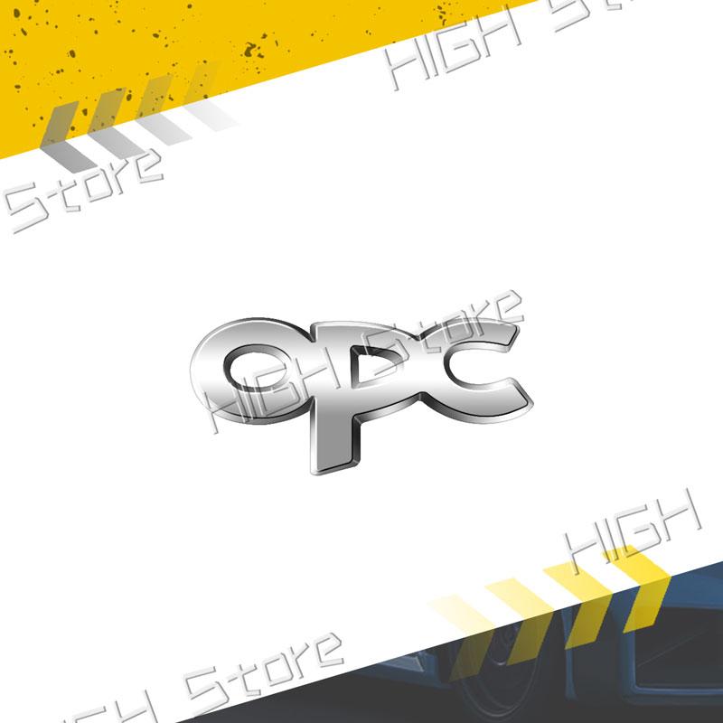 3D Маленькая Металлическая Наклейка в Салон Автомобиля Логотип OPC Наклейка-Эмблема на Руль Автомобиля Для Opel Astra G H J K Zafira B Corsa C D Insignia