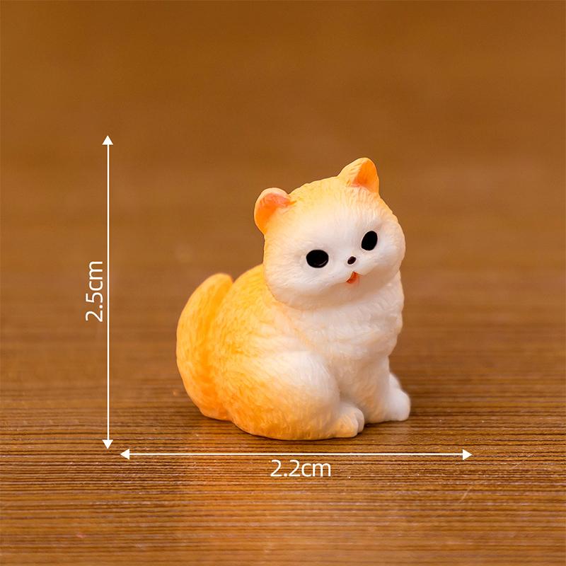 Мини-кошка, украшение, милый котенок, микропейзаж, кукольный домик, автомобиль, интерьер, домашний декор
