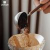 Кофейная ложка Leeseph из нержавеющей стали с ручкой из орехового дерева, для кофейной гущи, листового чая, сахара, специй, кухонных принадлежностей