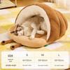 Cozy Cloud Fleece Pet Nest: Semi-Enclosed Warm Slippers for Cats & Small/Medium Dogs