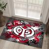 Mainz FC Design Crystal Velvet Carpet Cozy Non?Slip Printed Rug For Bedroom Living Room Entrance