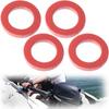 6 Pcs Drain Plug Gasket, Lower Unit Drain Plug Seal for Yamaha Outboard 4 Stroke, Outboard Fiberboard Gear Oil Seal Replacement for 90430-08020-00 &