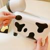 Yousheng Обложка для коробки с салфетками Большая вместимость Универсальная Многофункциональная Настольная Милая Форма коровы Чехол для салфеток с Диспенсером для зубочисток