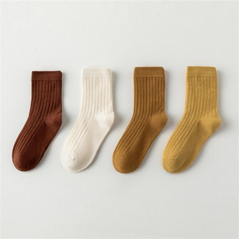 Детские носки Однотонные детские носки средней длины