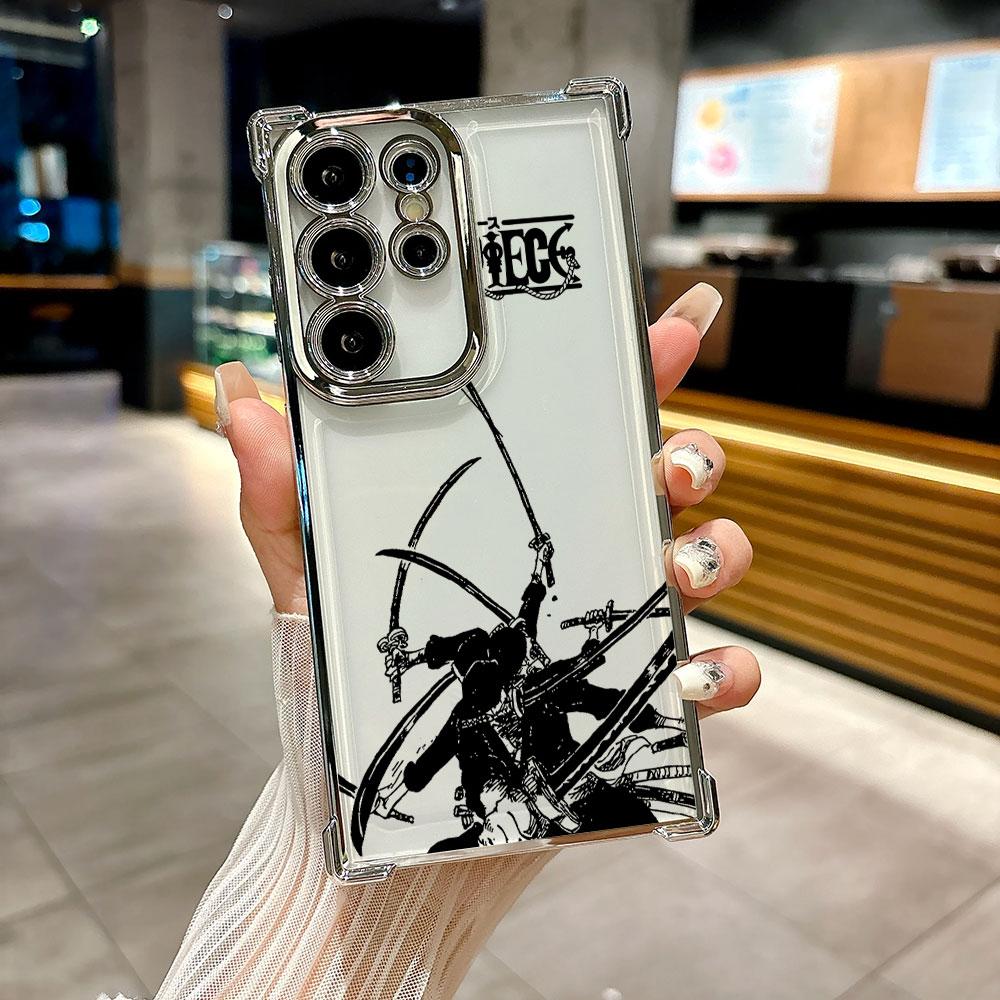 Чехол-бампер Roronoa Zoro One Pieces Manga для телефона Galaxy S26 Ultra Чехол для Samsung S26 S25 S24 S23 S21 Ultra S20 FE S25 Plus