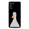 Cartoon Doubt Duck Phone Case For Samsung Galaxy S23 Ultra S22 S21 S20 FE 5G S10 S10E S9 S8 Plus Note 20 Silicone Cover Bumper
