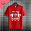 Unisexs Funny To Be An Uncle Again Slogan Tshirt Casual Fashion Streetwear 100 Cotton Short Sleeve Round Neck Tshirt