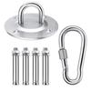 Heavy Duty Hammock Hanging Kit Celling Swing Hooks With Carabiner Clip For Hammocks Swing Chair Yoga Gym 1002lbs Capacity