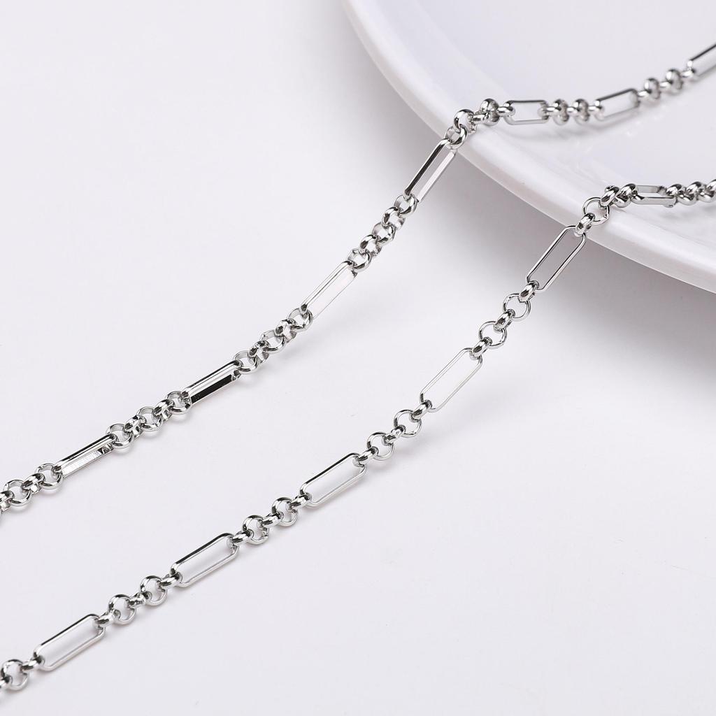 1 метр панк-цепи из нержавеющей стали для изготовления украшений своими руками - Прочная и устойчивая к коррозии