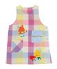 ON NISHIKI Lulu Roro Apron for Nursery Teachers, Women's, Adult, Embroidered Appliqué, Side Buttons, Quick-Drying, Wrinkle-Resistant, Character