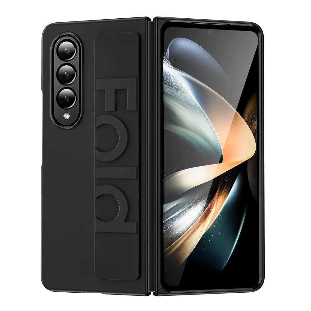 Роскошный силиконовый мягкий чехол-браслет для Samsung Galaxy Z Fold 6 5 4 3 7 fold ZFold Ручной ремешок на запястье Однотонный ударопрочный чехол