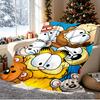 Garfield Pattern Blanket for Home Decoration, Bed, Sofa, Car Travel, Camping, Suitable for All Seasons, Birthday Christmas Gift