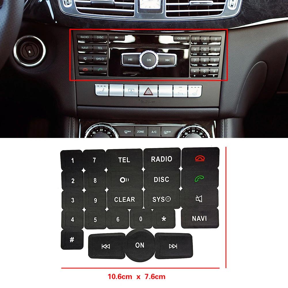 Для Mercedes Benz C Class W204 C180 C200 C220 C300 2007 2014 автомобильный руль дверной замок окно кнопка переменного тока ремонт наклейка наклейка