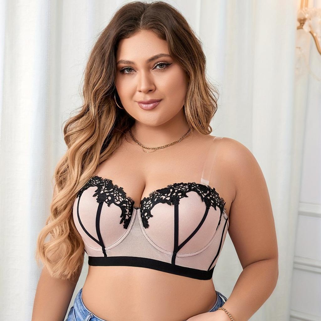 Европейское и американское кружевное нижнее белье, утолщенная формованная чашка, поддержка груди, боковая поддержка, регулируемый тип, сексуальный бюстгальтер большого размера