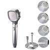 Роскошный ручной душевой набор с мощным напором, не ржавеющий и долговечный, 4 режима, шланг 1,5 м
