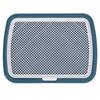 Puppy Potty Training Tray Detachable Washable Mesh Dog Pee Pad Holder Tray for Small Breed Dog Blue