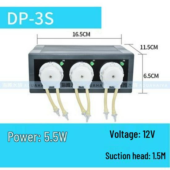 Jebao DP2/3/4 Автоматический перистальтический дозирующий насос для морской воды Расширение (DP3S/DP4S)