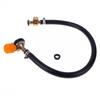 Gas Refill Adapter Leakproof Rubber Gas Refill Pipe Tube Cylinder Convertor Filling Tank Coupler Accessories Valve Braided Hose