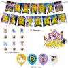 Новый набор из 30 предметов для вечеринки Saint Seiya включает баннер, топперы для торта, воздушные шары