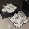 Мода 2024 года, новые качественные женские кроссовки на платформе, массивные женские повседневные туфли для папы, женская мода, спортивные сетчатые кружевные туфли Zapatillas De Mujer