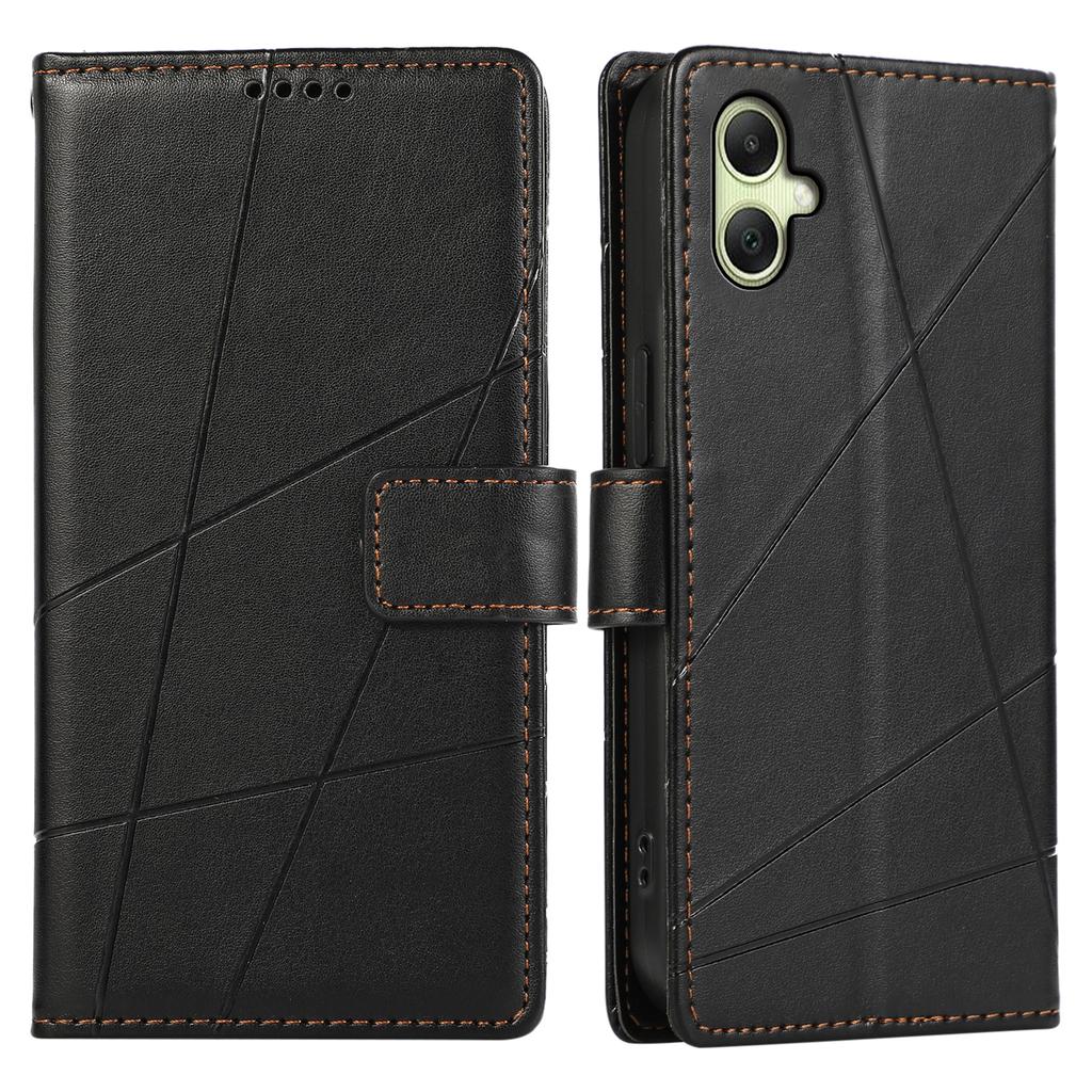 DF-06 For Samsung Galaxy A06 4G Phone Case Line Imprint Leather Wallet Cover