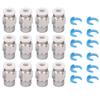 12Pcs Pneumatic Fitting Push Connector 3D Printer Extruder Accessories CR10 M10 Thread