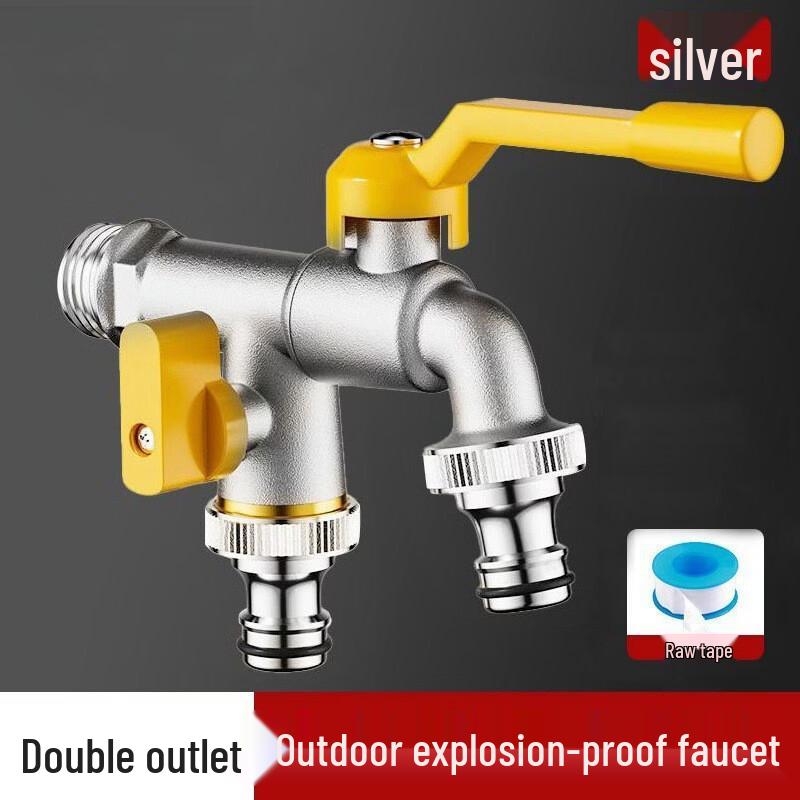 OEING Outdoor Anti-freeze Dual Outlet Faucet