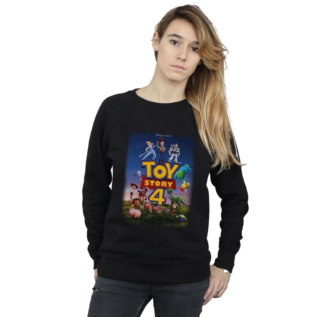 Disney Womens/Ladies Toy Story 4 Poster Art Sweatshirt