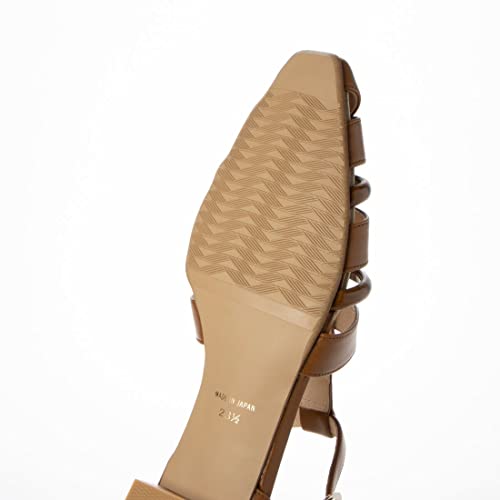 Carino CALF34009 Women's Brown Sandals, Size 23.0 cm