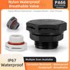 New Waterproof Vent Plug M5 M6 M8 M12 M16 Nylon Air Vent Pressure Reducing Valve New