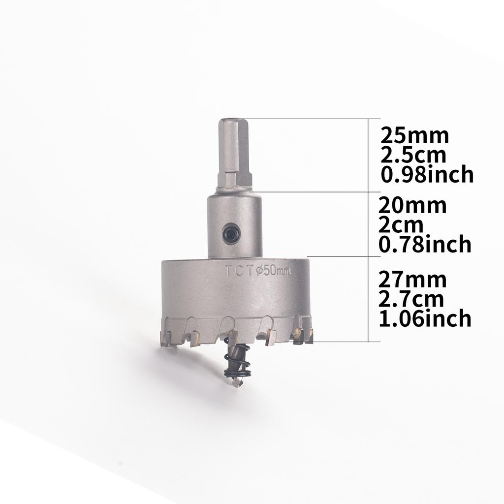 1 шт. 5A твердосплавный наконечник TCT сверло кольцевая пила 20-50 мм набор сверл кольцевая пила для сверления металлических сплавов из нержавеющей стали