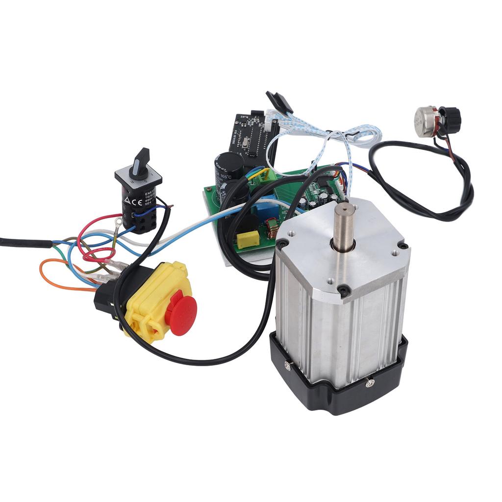 Комплект бесщеточного двигателя постоянного тока для токарного станка, комплект платы блока питания основного управления для MX210 WM210 220x750 220x600 8x16 1000 Вт, вилка США