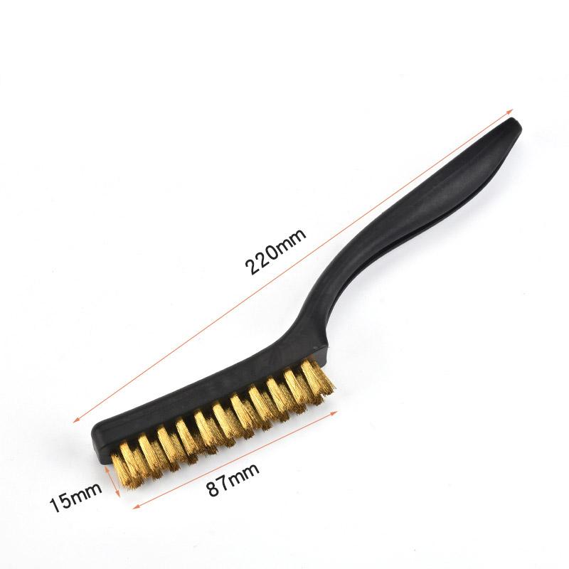 Щетка из стальной проволоки и щетка из латунной проволоки Щетки для чистки газовой плиты Кухонный инструмент Щетки из металлического волокна Железная щетка Инструменты для уборки дома