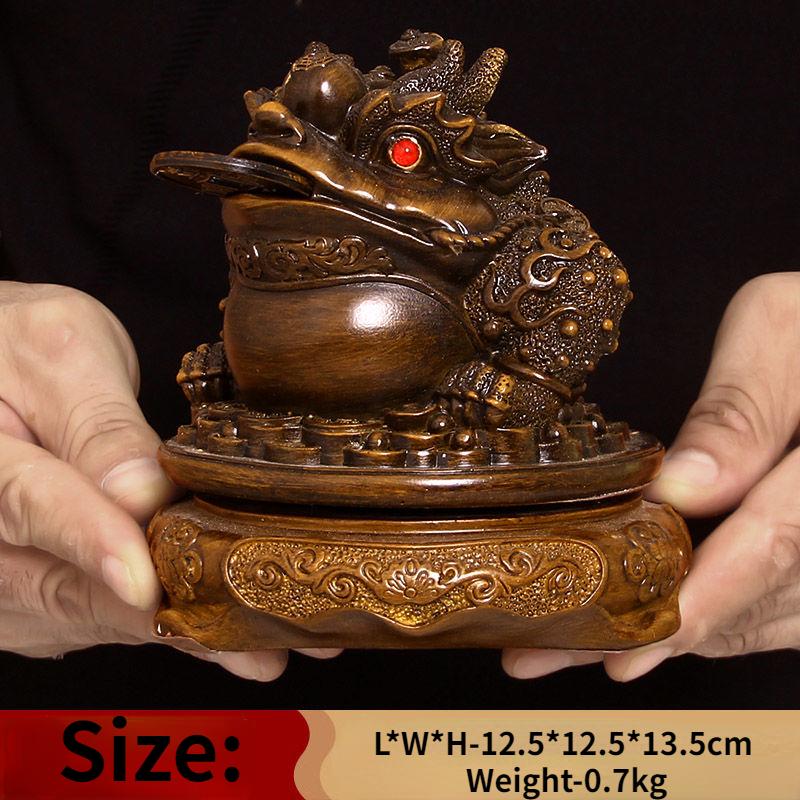 Украшение в виде золотой жабы Чжаоцай, трехногая золотая цикада, украшения, подарок на открытие магазина, украшение для офиса, гостиной