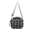 Niche design plaid bag women's 2025 autumn new trendy shoulder messenger bag feeling versatile commuter saddle bag