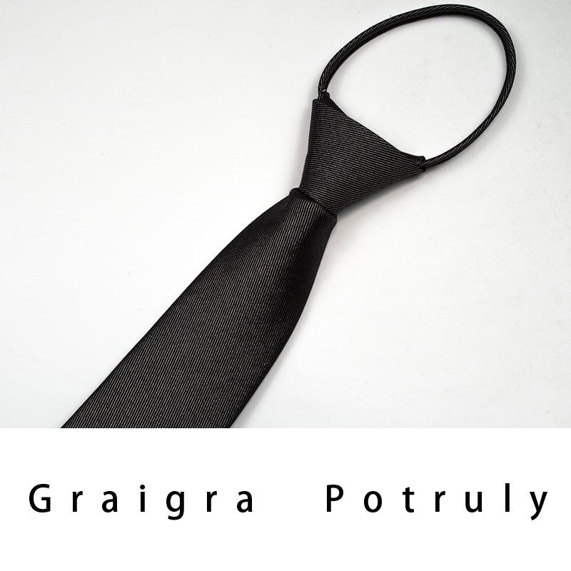 Qiandongge Suit And Tie Men'S Striped 8Cm Casual Tie Coffee Gray Dark Green Retro Work Plaid