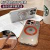 Applicable for iPhone17promax Transparent Rotating Stand Magnetic Phone Case Apple 16 Dropproof Simple Protective Case