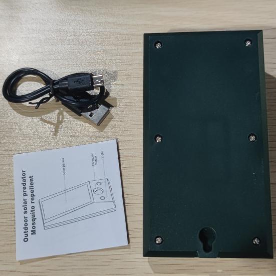 Репеллент для животных, двойной мигающий светодиод, красный свет, сильный ультразвуковой сигнал, вредитель, мышь, насекомое, солнечный отпугиватель животных, аксессуар для двора