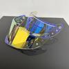FF808 Helmet Visor For LS2 FF808 Motorcycle Helmet Visor goggles plating silver red Replacement Lens2