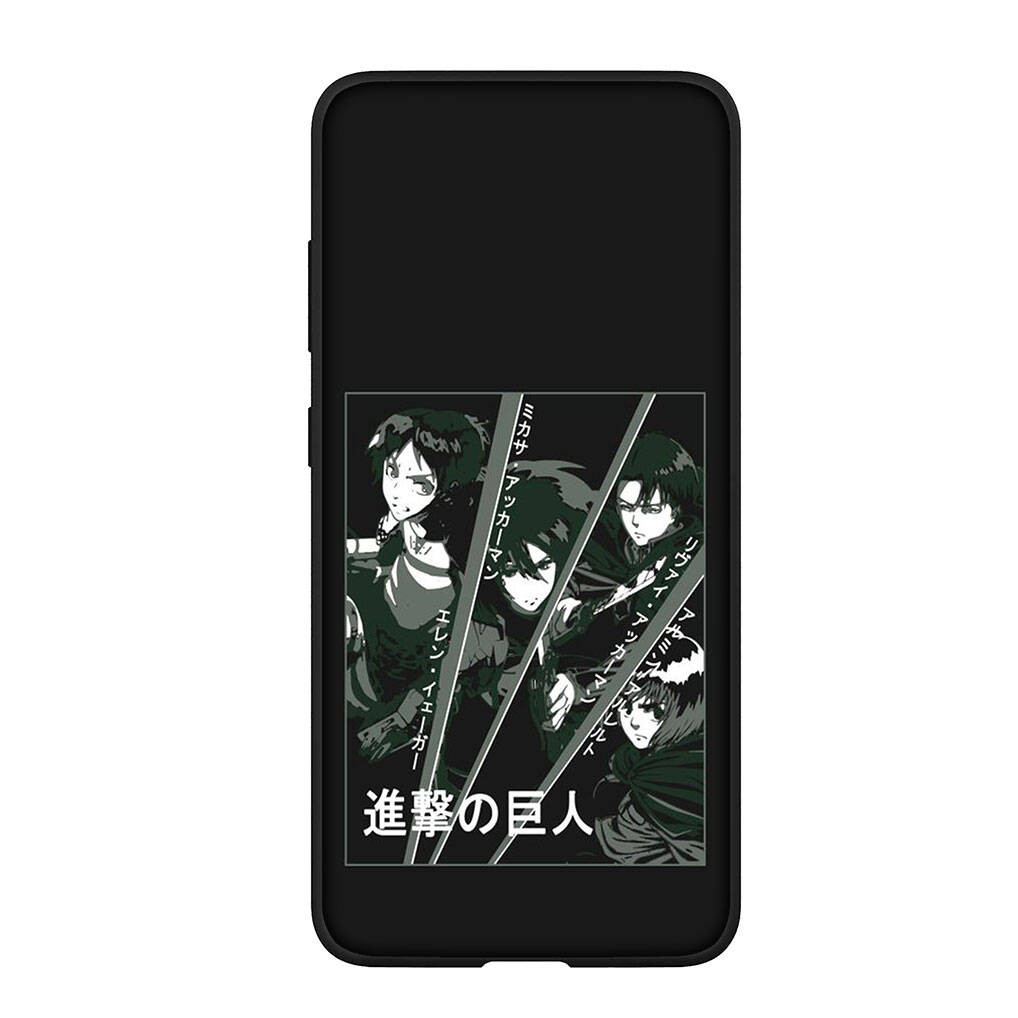 for Motorola Moto Edge 70 60 50 G54 G86 Samsung Galaxy S25 iPhone 17 16 15 Xiaomi Redmi Note 14 13 Pro Case Wallpaper Attack on Titan Eren Jaeger Levi