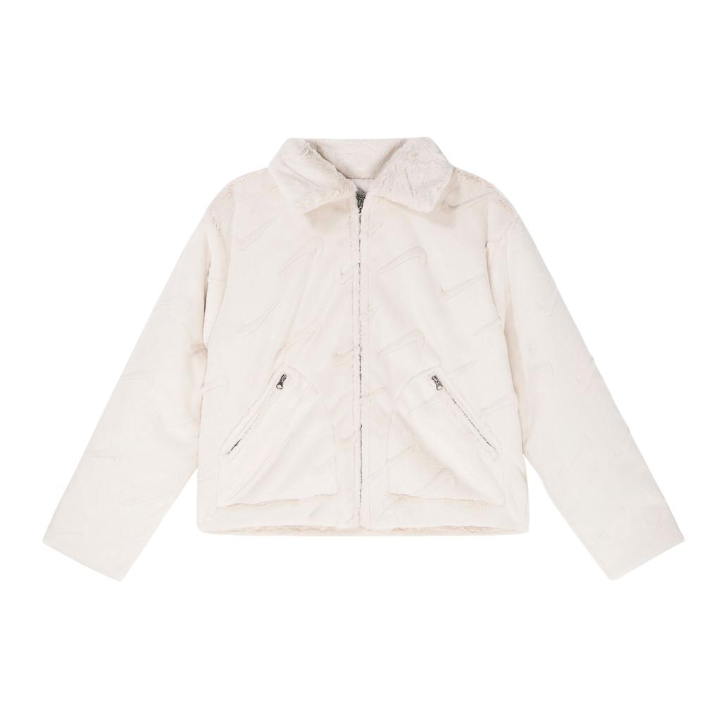 Nike Спортивная одежда Essential Outdoor Повседневная Спортивная Куртка Поло Женские Куртки Светло-красно-Деревянно-коричневый Черный FV8020104