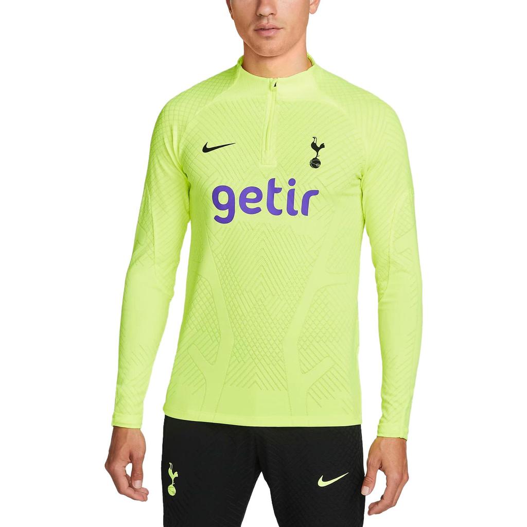 Nike Футбольная майка Tottenham Hotspur ADV Player Edition с полумолнией 22–23, мужские флуоресцентные футболки DM2284-702
